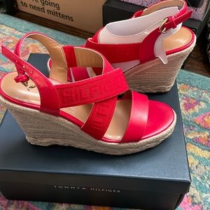Brand new Tommy Hilfiger wedges